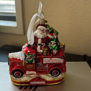 Radko Santa Ornament